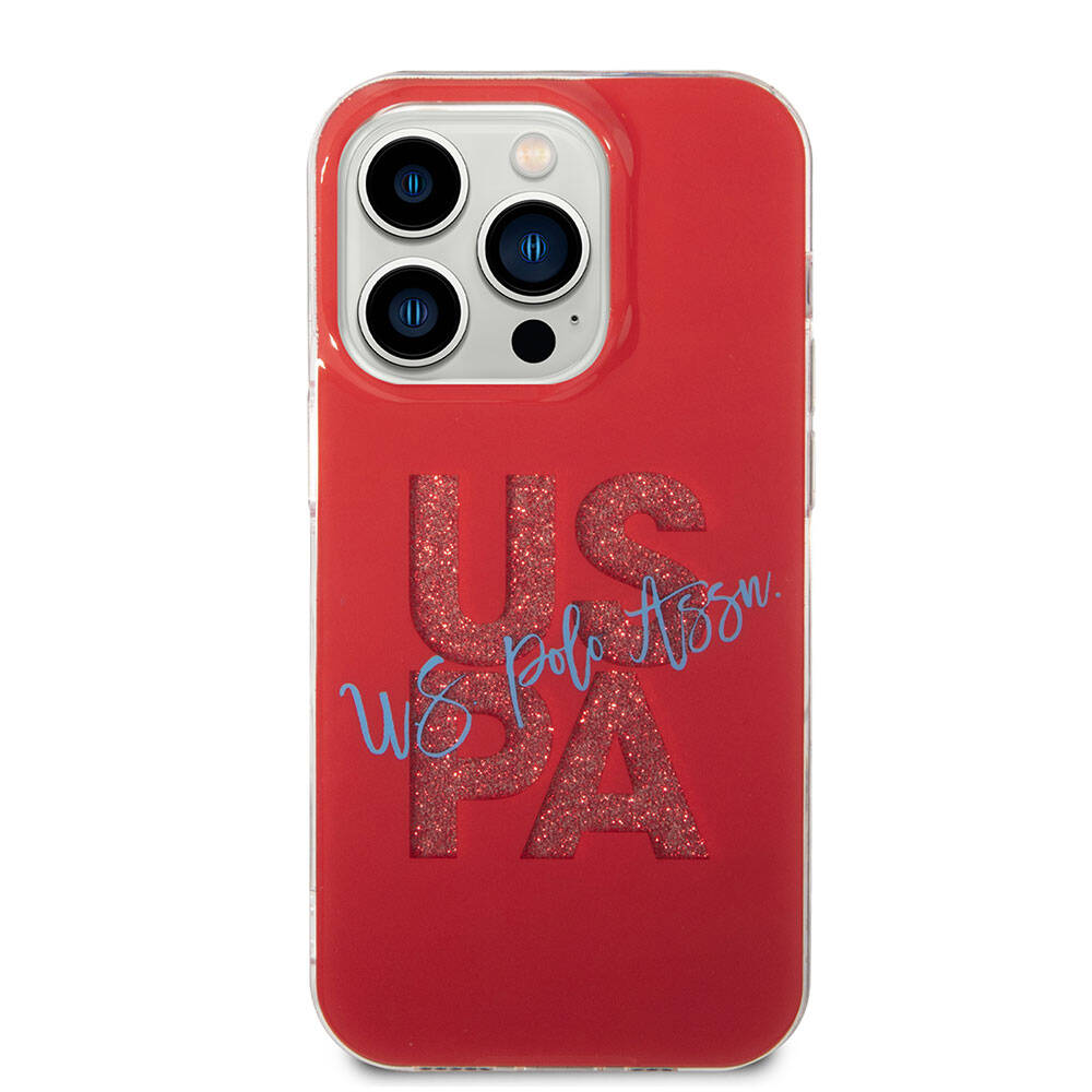 U.S. Polo Assn. iPhone 15 Pro Max Orjinal Lisanslı Simli Parlak Alfabe Tasarım Telefon Kılıfı - 25 U.S. Polo Assn. iPhone 15 Pro Max Orjinal Lisanslı Simli Parlak Alfabe Tasarım Telefon Kılıfı - 25